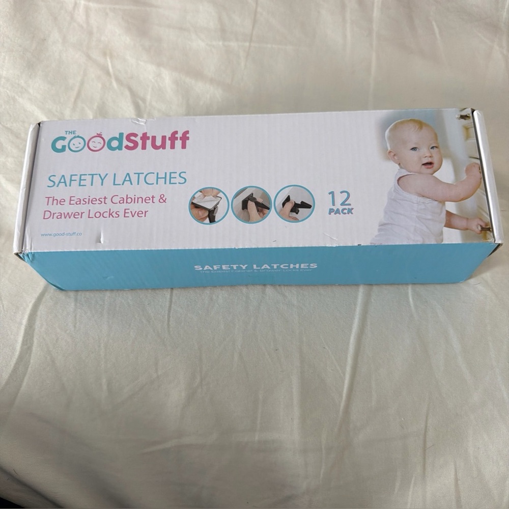 The Good Stuff Safety Latches 12pk - black